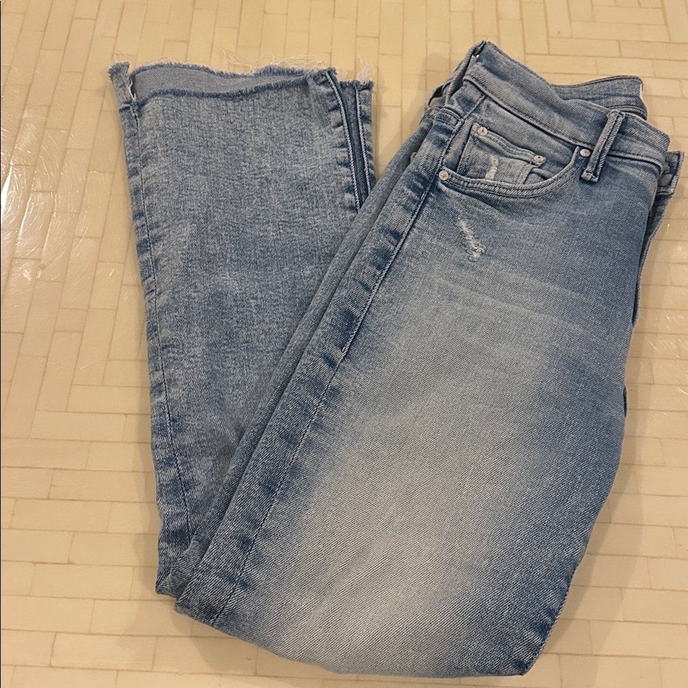 MOTHER Light Blue Denim Jeans